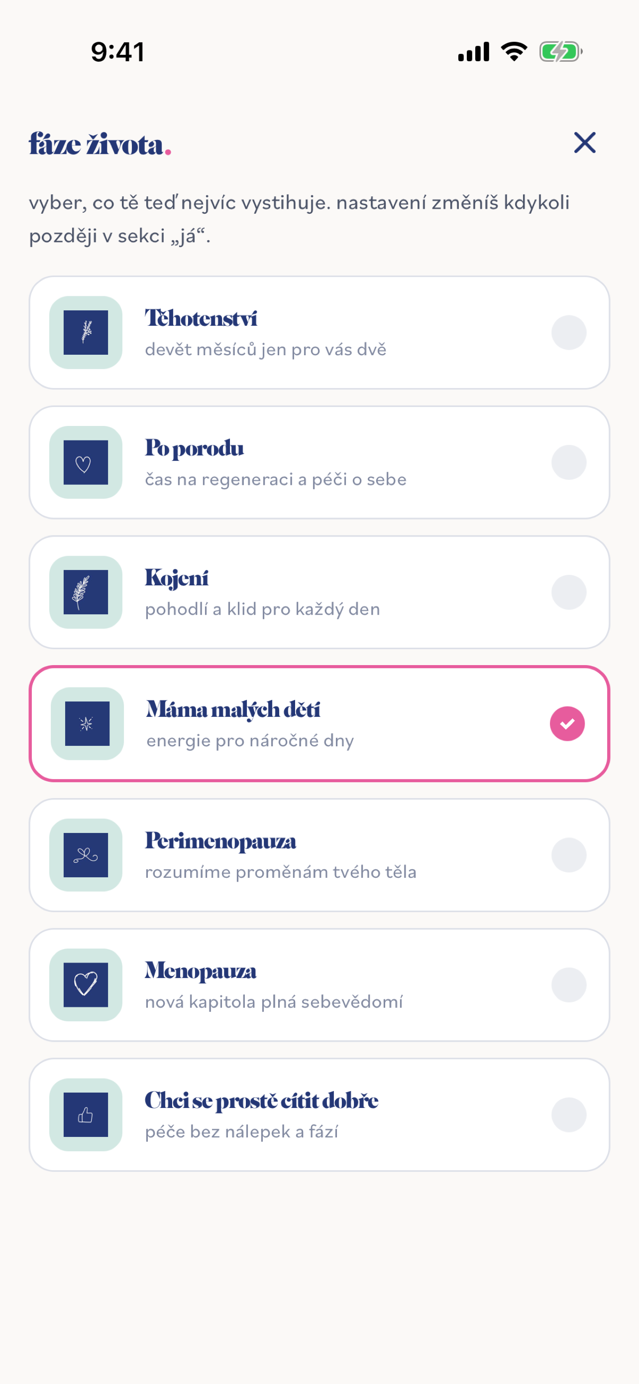 Komunita v aplikaci